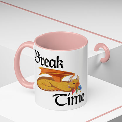 Coffee Mug - "Break Time" - Sleeping Ravi
