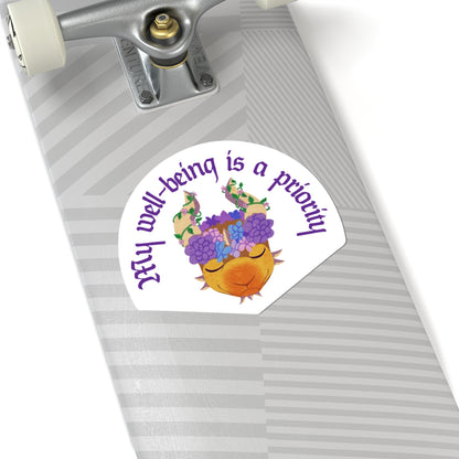 Sticker - "My Well-Being is a Priority" - Ravi Quote