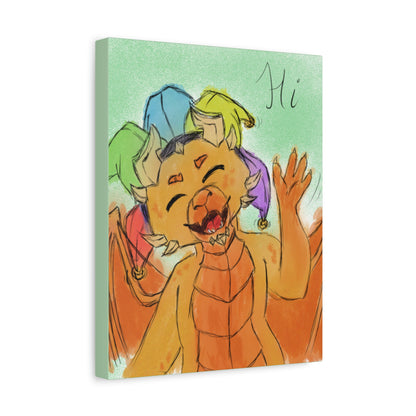 Canvas Print – Ravi Waving “Hi” by FoeTwentyFour