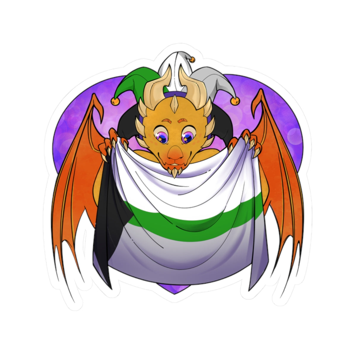 Ravi Sticker – Demi-Romantic Pride by TheDoodler