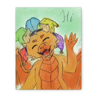 Canvas Print – Ravi Waving “Hi” by FoeTwentyFour