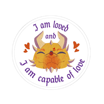 Sticker - "I Am Loved and I Am Capable of Love" - Ravi Quote
