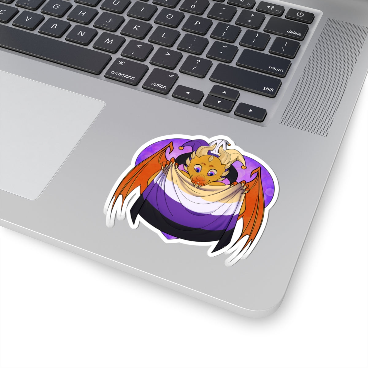 Ravi Sticker – Non-Binary Pride by TheDoodler